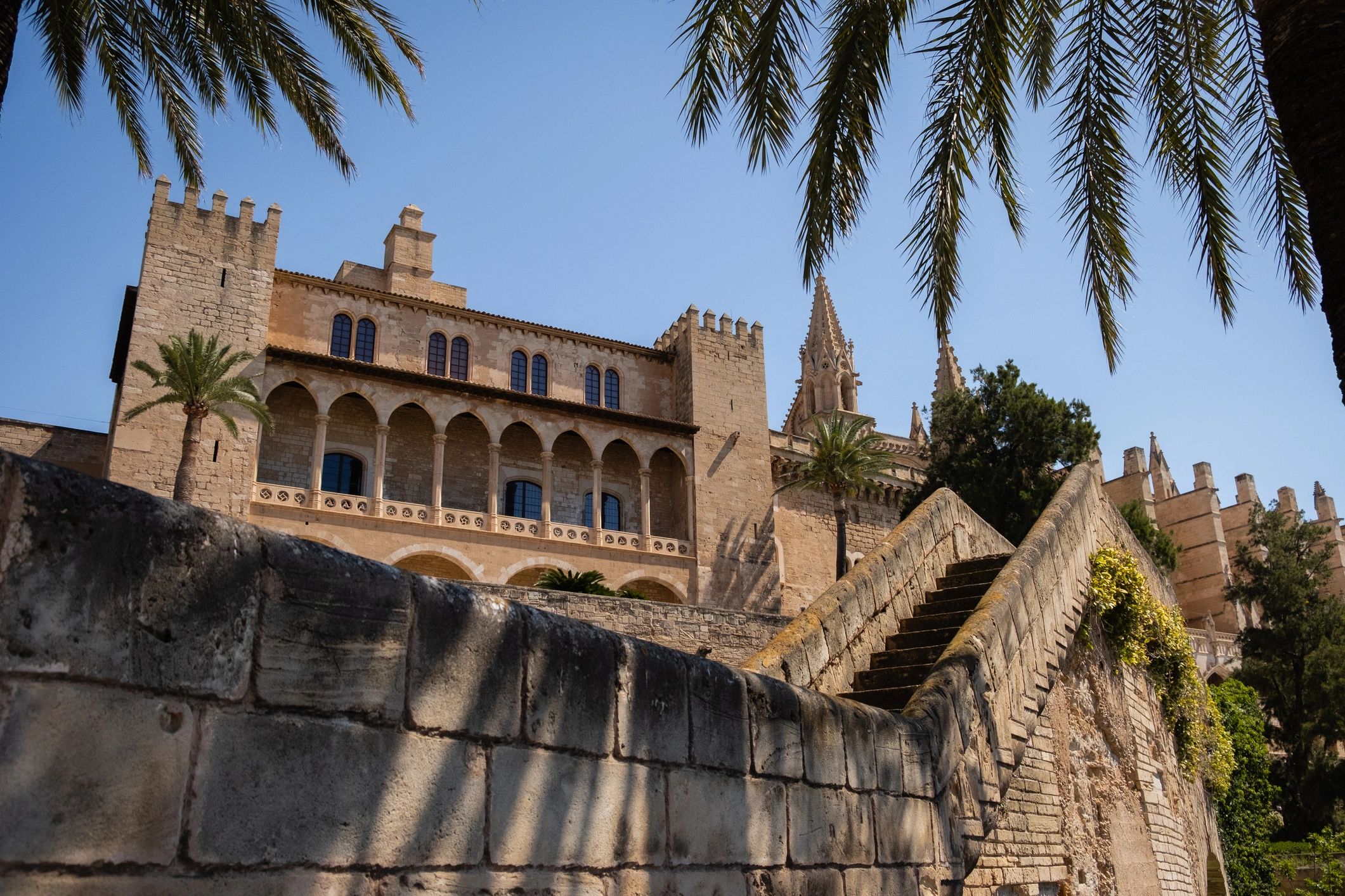Landmark view in Palma, Mallorca